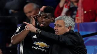 Paul Pogba and Jose Mourinho